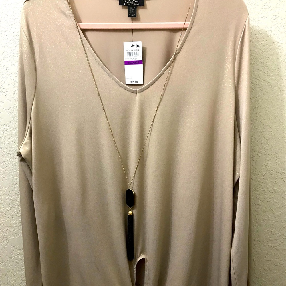 Women’s Gold Foil Top